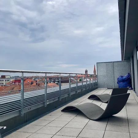 Exclusive Penthouse With Rooftop In The Apartment Nuremberg