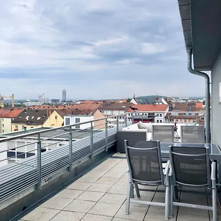 Apartment Exclusive Penthouse With Rooftop In The Nuremberg