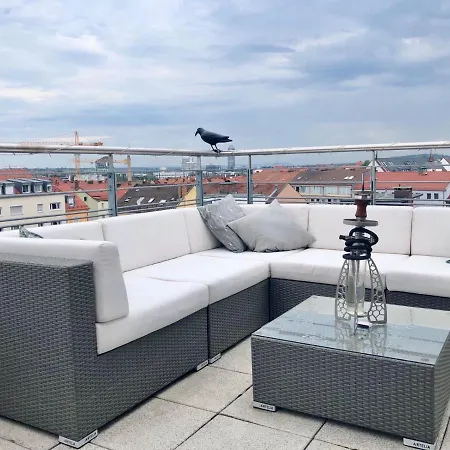 Exclusive Penthouse With Rooftop In The Apartment Nuremberg